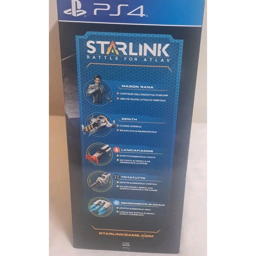 Starlink Battle for Atlas Starter Pack PS4 Complete Ship Pilot Weapons Ubisoft